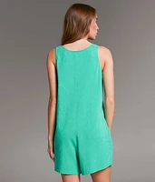 Washed Knit Romper
