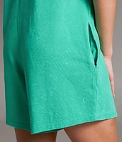 Washed Knit Romper