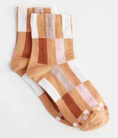 Checkered Ankle Socks