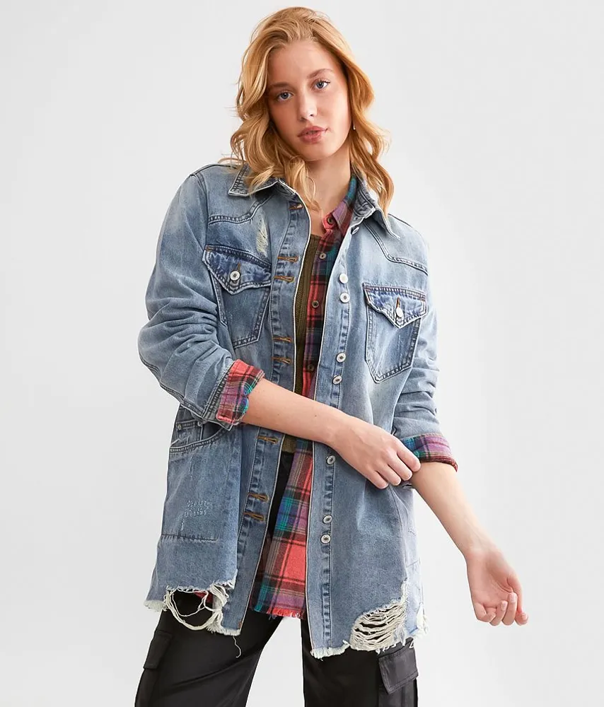 Veveret Destructed Denim Jacket