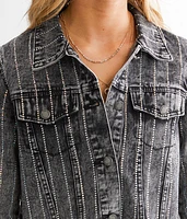 Rhinestone Denim Jacket