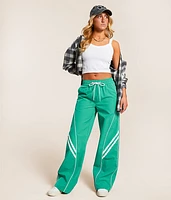 Retro Striped Stretch Track Pant