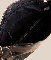 Packet Studded Leather Purse