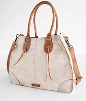 Bruna Whipstitch Leather Tote