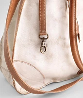 Bruna Whipstitch Leather Tote