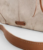 Bruna Whipstitch Leather Tote