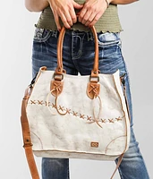 Bruna Whipstitch Leather Tote