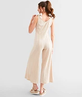 Wide Leg Patterned Jumpsuit