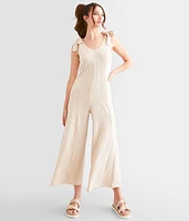 Wide Leg Patterned Jumpsuit