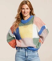 Polagram Color Block Sweater