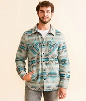 Rock & Roll Denim Aztec Jacquard Flannel Shirt