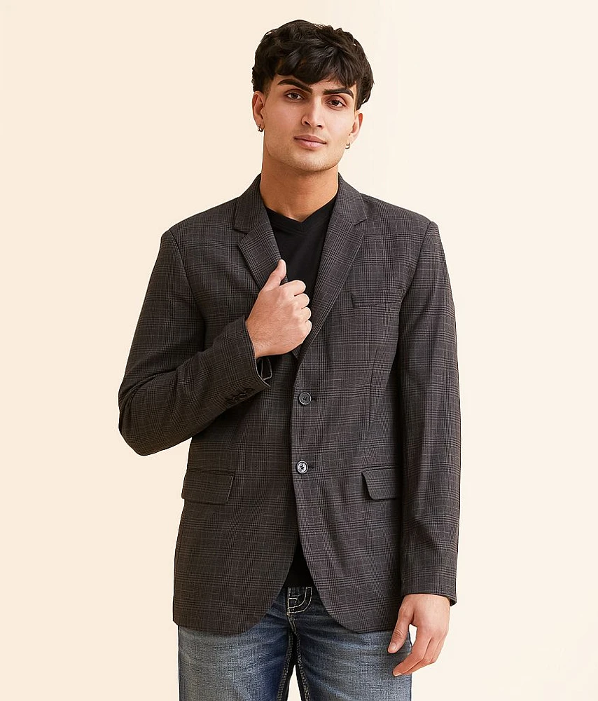 Rock & Roll Denim Plaid Sport Coat