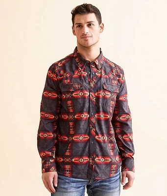 Rock & Roll Denim Aztec Performance Shirt