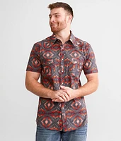 Rock & Roll Denim Aztec Stretch Shirt