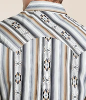 Aztec Striped Stretch Shirt