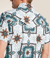 Medallion Tek Stretch Shirt