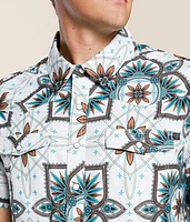 Medallion Tek Stretch Shirt
