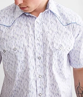 Linear Abstract Stretch Shirt