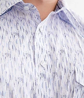 Linear Abstract Stretch Shirt
