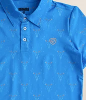 Boys - Longhorn Stretch Polo