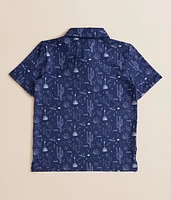 Boys - Conversational Stretch Polo