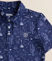 Boys - Conversational Stretch Polo