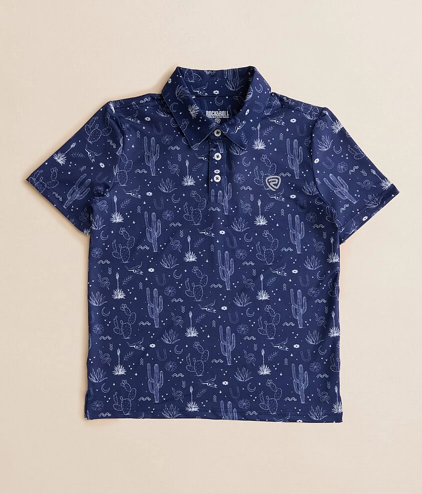 Boys - Conversational Stretch Polo