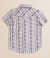 Boys - Rock & Roll Denim Aztec Tek Stretch Shirt
