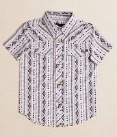 Boys - Rock & Roll Denim Aztec Tek Stretch Shirt