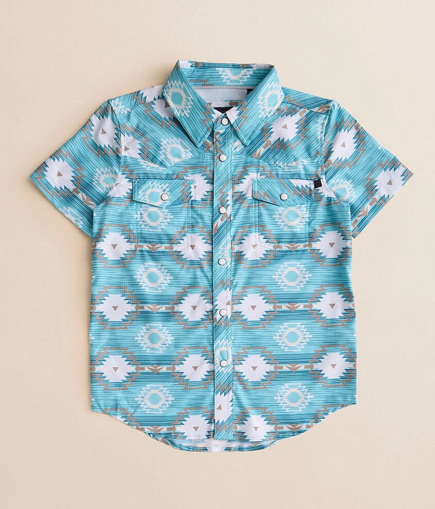 Boys - Aztec Tek Strech Shirt