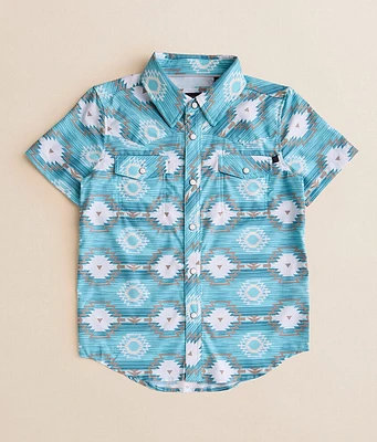 Boys - Aztec Tek Strech Shirt