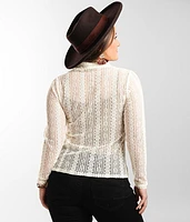 Collared Lace Blouse
