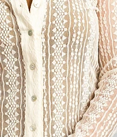 Collared Lace Blouse