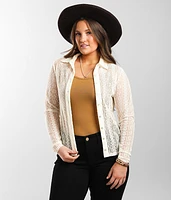 Collared Lace Blouse