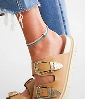 3 Pack Smiley Anklet Set