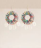 Puka Shell Drop Earring