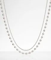 boutique by BKE 2 Pack Chain Necklace Set