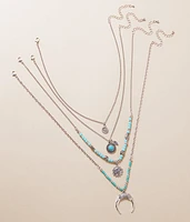 4 Pack Western Necklace Set