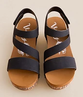 Atlas Cheetah Wedge Sandal