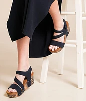 Atlas Cheetah Wedge Sandal