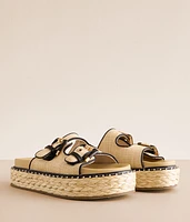 Ava Raffia Platform Sandal
