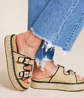 Ava Raffia Platform Sandal
