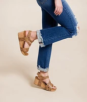 Casper Tooled Wedge Sandal