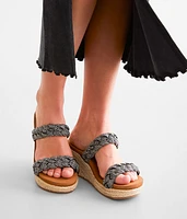 Davina Bedazzled Wedge Sandal