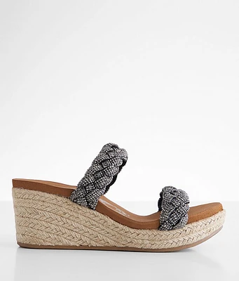 Davina Bedazzled Wedge Sandal