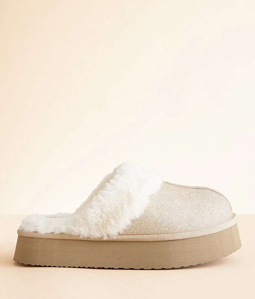 Very G Glitter Platform Slipper