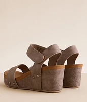 Devon Embossed Wedge Sandal