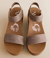 Devon Embossed Wedge Sandal