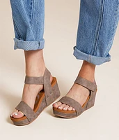 Devon Embossed Wedge Sandal