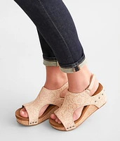 Isabella Tooled Wedge Sandal
